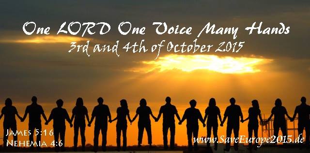 Save Europe - human prayer chain