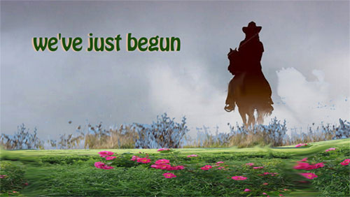 We've Just Begun - first rider - political song