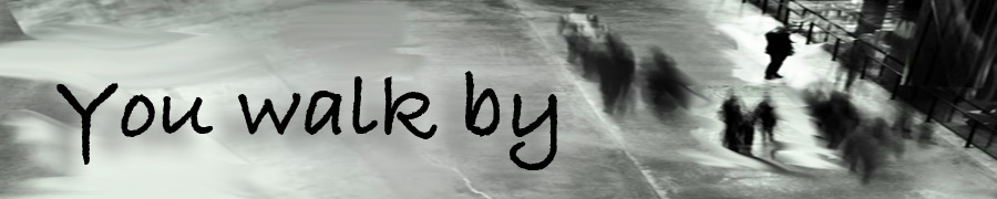 you walk by - discrimination, injustice, wrong - banner